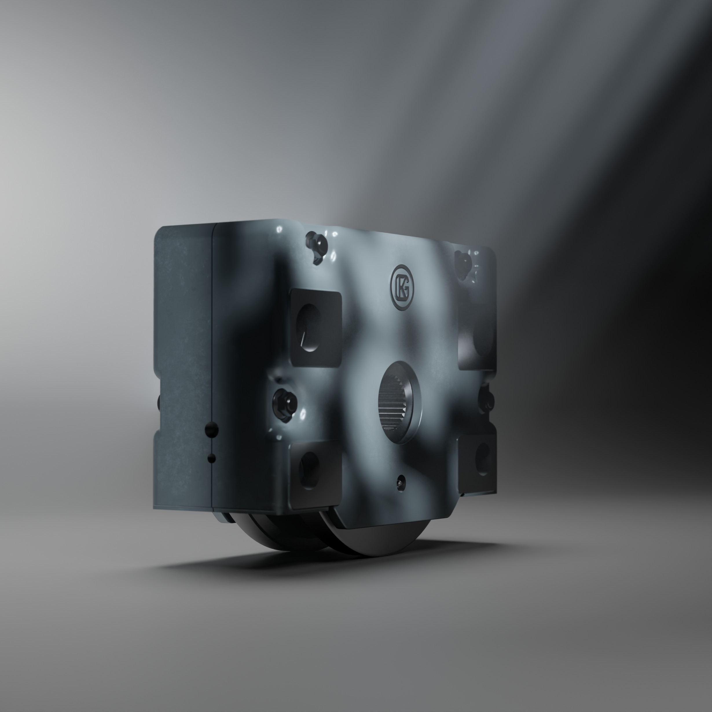 Karl George Olymp wheel-block 3D-rendered image 3